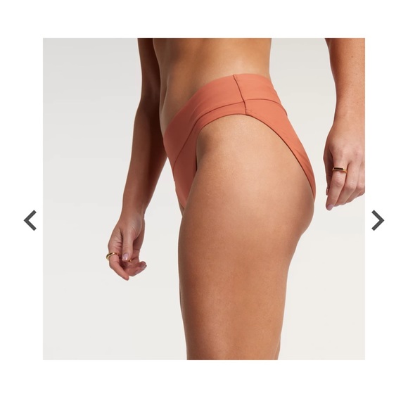 CALIA size medium NWT orange BIKINI BOTTOM high leg - Picture 2 of 3